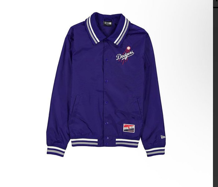 全新New Era洛杉磯道奇棒球外套Los Angeles Dodgers Throwback Jacket L