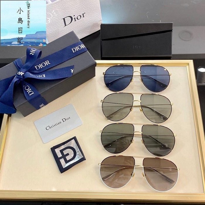 Dior/迪奧墨鏡#每一附都不同防偽碼 太陽眼鏡夏墨鏡飛行員蛤蟆鏡MONSIEUR1 size:63-14-1