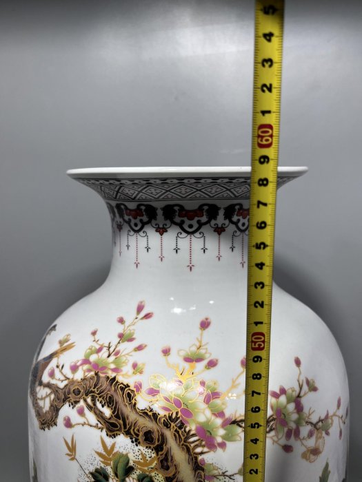 清～粉彩描金花鳥大花瓶40，尺寸如圖87655禦窯、 青花、古玩| Yahoo拍賣