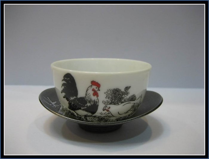 錫半　上錫　茶托 5客 Yahoo!オークション -「錫茶托5枚」(金属工芸) (工芸品)の落札