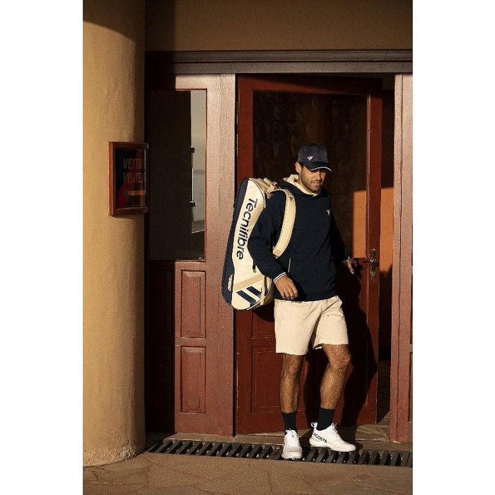 【曼森體育】法國 Tecnifibre TOUR END 6支裝 網球拍袋 深藍奶茶 網球拍