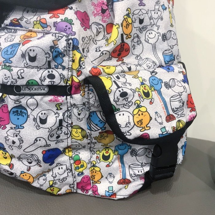 現貨LeSportsac MR. MEN LITTLE MISS 雙肩降落傘防水布後背包7839 奇