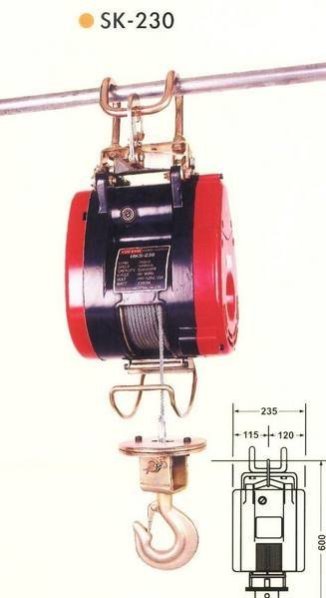AC 110V小金鋼160KG/輕型吊車/輕型捲揚機/絞盤/捲揚機/小金剛
