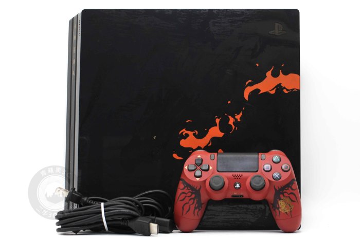 【高雄青蘋果3C】Sony PlayStation 4 PS4 PRO 7117B CUH-7117B 1TB 魔物獵人特仕版  二手主機#98633