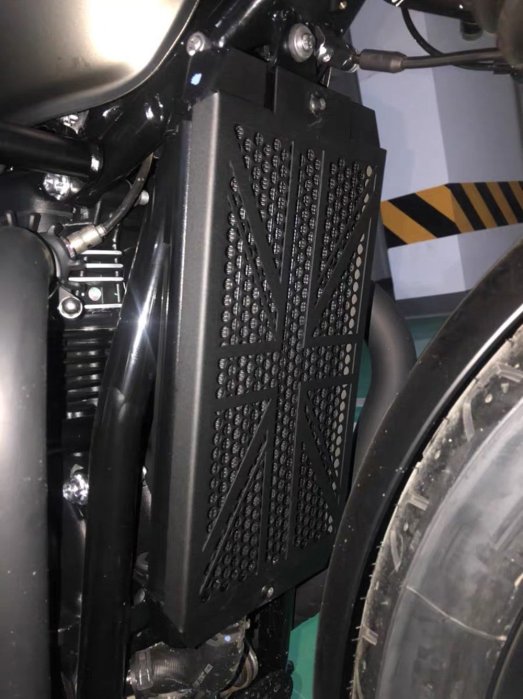 現貨熱銷-適用Triumph Bonneville T100 T120改裝水箱網 散熱器護罩（規格不同價格也不同