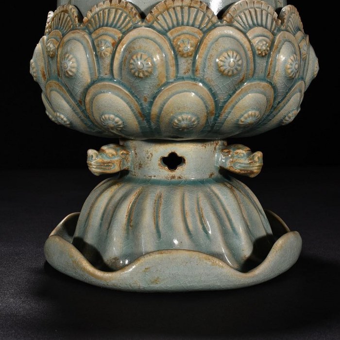 館蔵珍品 宋 古陶瓷品 汝窯 鴛鴦熏香炉』置物 賞物 貴重物品 収蔵品