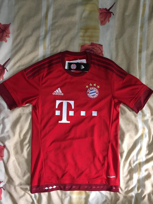 ADIDAS 15 16 FC BAYERN MUNICH 拜仁慕尼黑 主場 萊萬 穆勒 羅賓 C羅 內馬爾 梅西