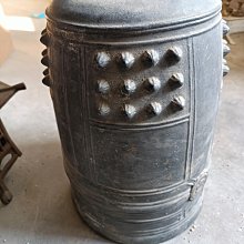 日本的古董大正昭和早期老銅鐘古鐘梵鐘佛教寺廟祈福鐘，特大型，厚重