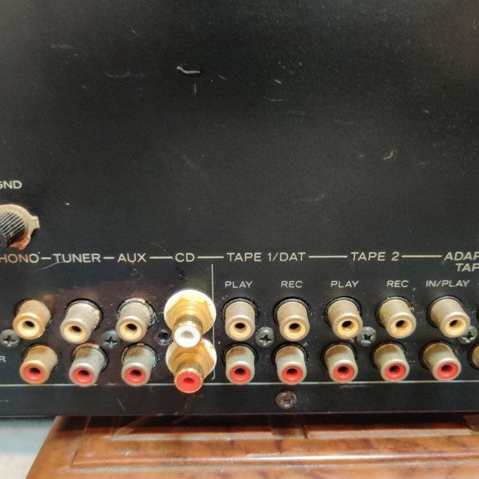 現貨日本製TEAC A-X5000 經典機升級CD 輸入及A+B組喇叭香蕉座如圖115V
