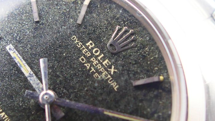 【美好時光】極罕見GILT TROPICAL瀝架面鉚釘帶1966年份ROLEX 1500有保單自動上鍊機械錶1601 16014 1501參考