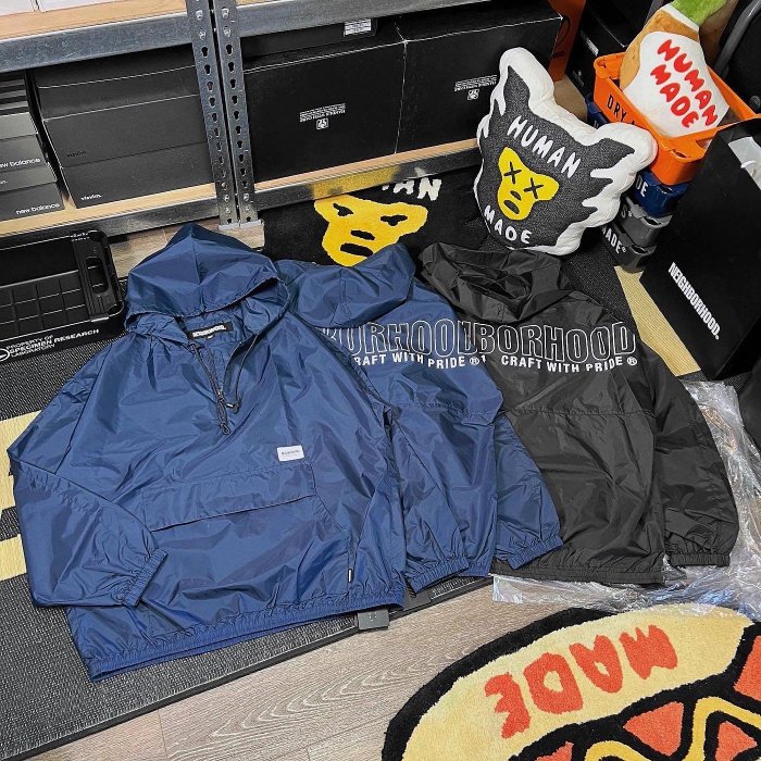 希望商店】NEIGHBORHOOD ANORAK JACKET 23AW 套頭連帽機能衝鋒衣