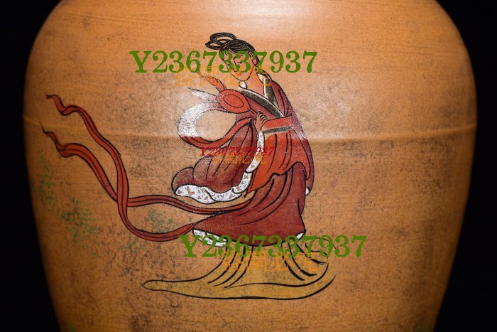 宋彩人物紋梅瓶34*18m10001116 瓷器青花官窯【快樂真棒