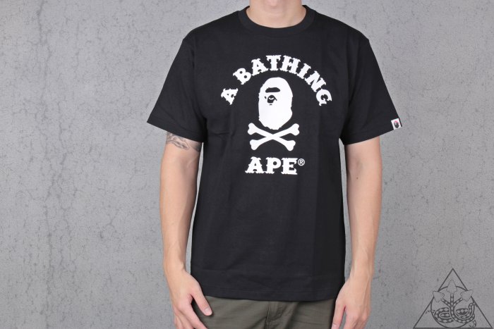 HYDRA】A Bathing Ape Bape Pirate Tee 基本款猿人頭短T【BAPE16