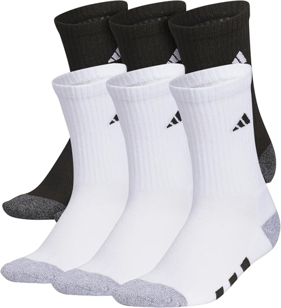 Adidas 阿迪達斯兒童運動中筒襪 6雙裝