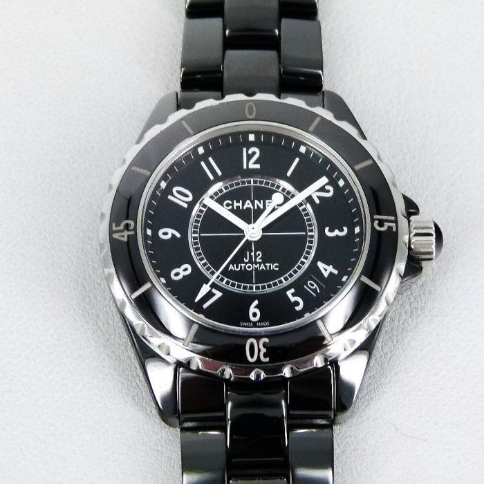 【一元起標】CHANEL香奈兒(38mm) J12-H0685-自動上鍊機械腕錶 | Yahoo拍賣