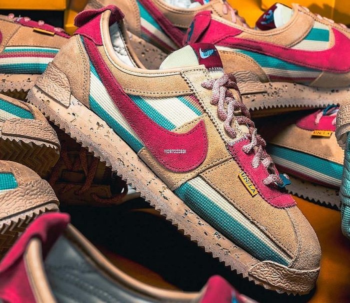 Nike Cortez 50週年 棕粉 阿甘 輕便防滑男女滑板鞋 DR1413-200