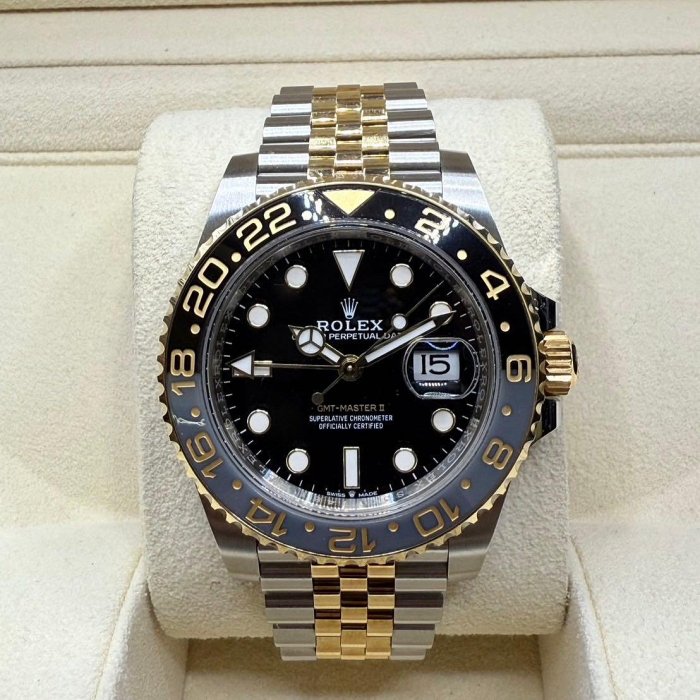 【JD高雄德興店】ROLEX 勞力士 GMT 兩地時間 126713 皮蛋圈 五銖款 2023年