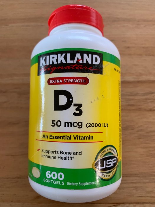 美國🇺🇸Kirkland 好市多維他命D3/ 600入（即期品）