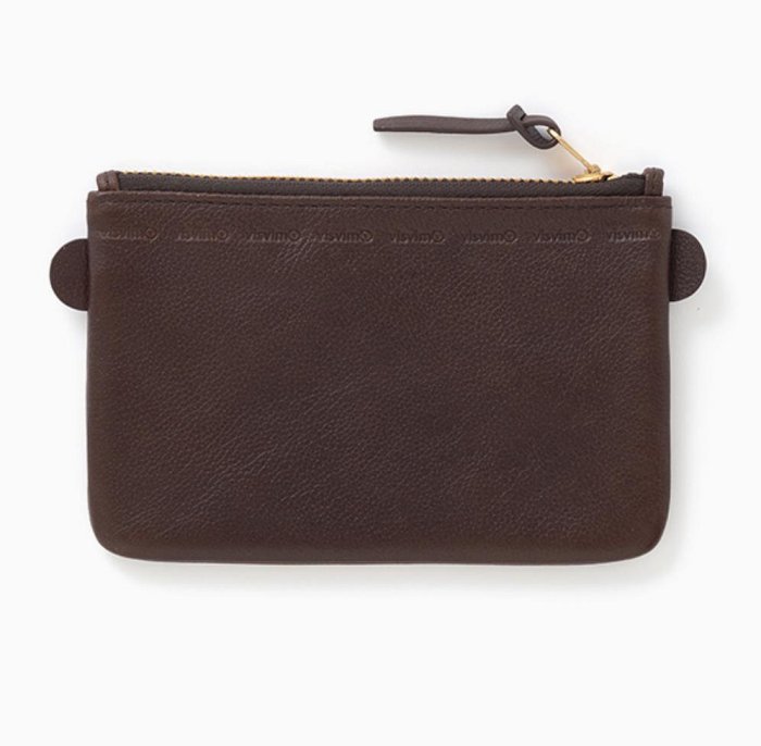 VISVIM 0125103003026 LEATHER ESSENTIALS CASE L (KNGR) 錢包。太陽選