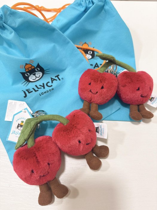 ＊日式雜貨館＊限量款 英國限定 新春系列 jelly cat 巧克力蛋糕+藍色禮盒套組 精緻禮盒組