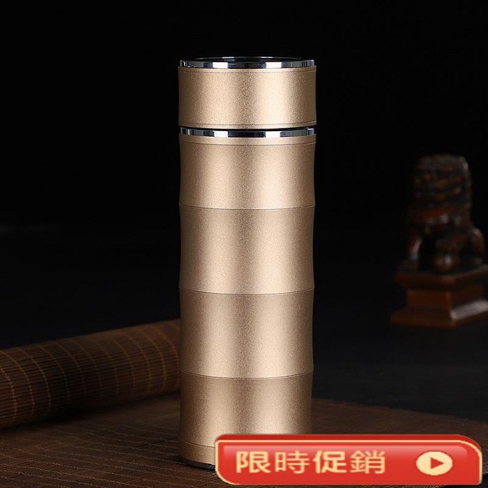 竹節銀杯子999純銀內膽鍍銀離子銀保溫杯雪花足銀茶水杯禮品| Yahoo拍賣