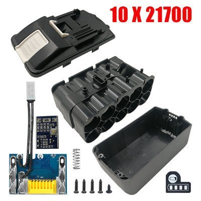 【青菜賀】替代牧田套料 Makita 18V 適用21700 5串2並小板橫燈電池塑膠殼套料