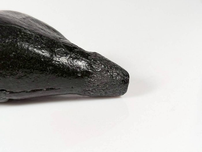 時代煎茶道具 抹香鯨 牙 茶合 82g 鯨歯 茶量 仙媒 河馬 Y03