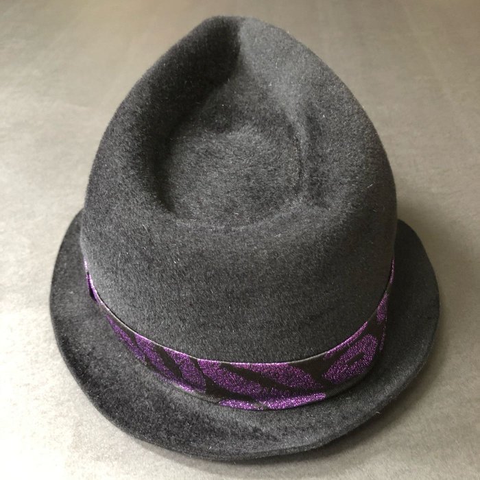 日本製真品Wacko Maria 紫kiss hats 兔毛紳士帽木村Hi-end 東京
