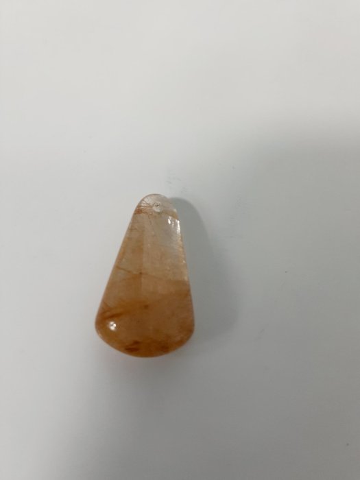 項鍊墜子-黃水晶髮絲