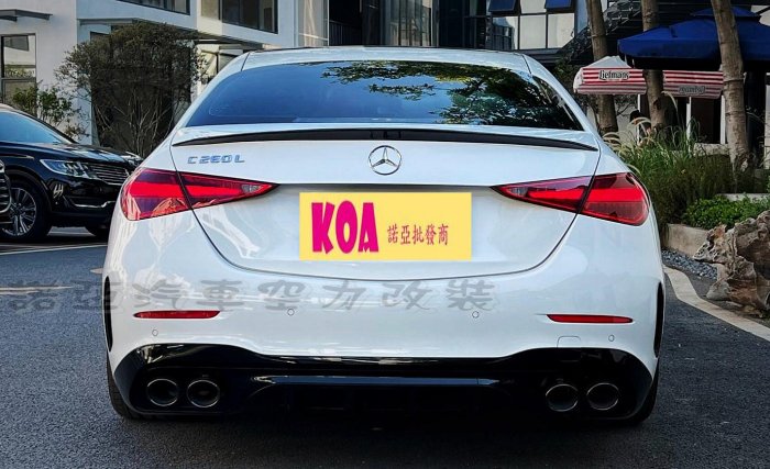 賓士 BENZ W206 升級 C43 AMG款 後保桿 後下巴 尾飾管 前保桿 水箱罩 側裙