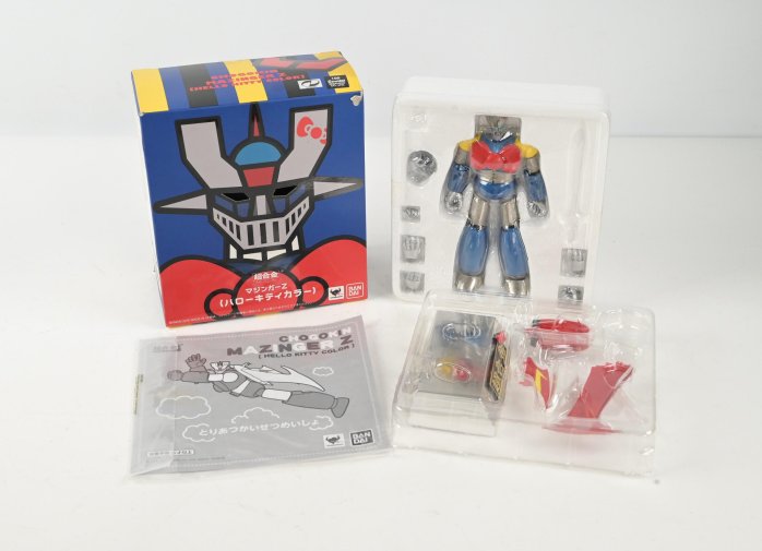 《玖隆蕭松和 挖寶網S》BANDAI 萬代 超合金無敵鐵金剛 魔神Z 模型 Hello Kitty配色 盒裝(14517)