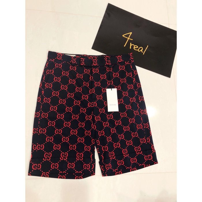 [4real] Gucci 滿版雙G 短褲