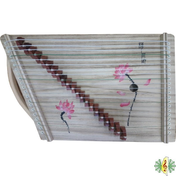 古箏 指法 練習器 [網音樂城] 21弦 荷韻 可提 旅行古箏 紅木 雁柱 DIY