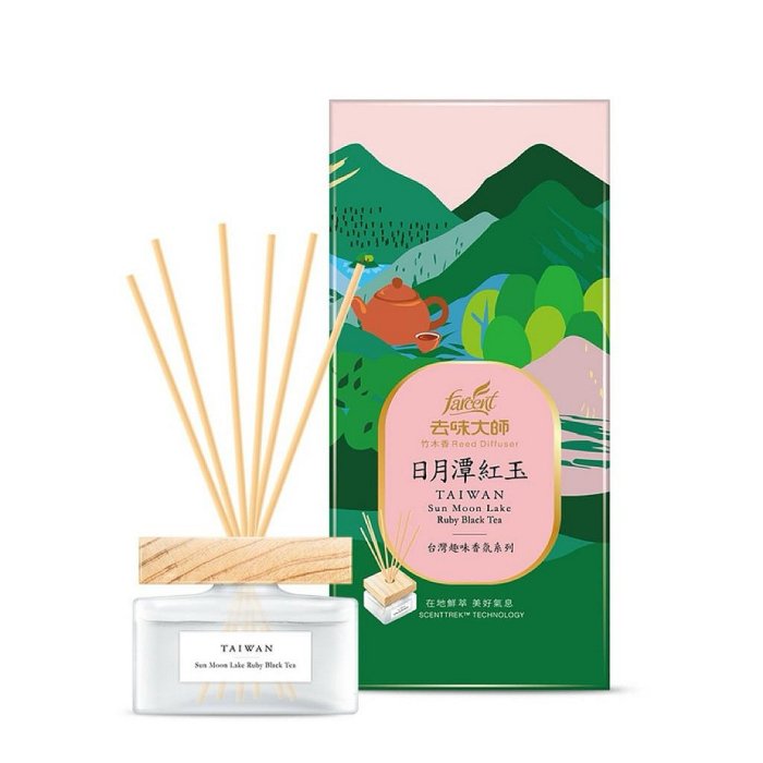 Max魔力生活家】花仙子去味大師日月潭紅玉擴香瓶竹木香80ml 超低價供應