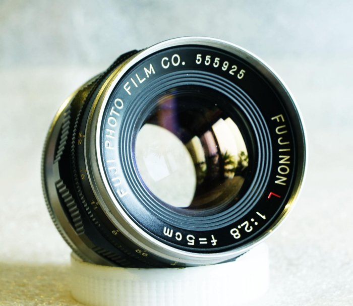 悠悠山河】新品級紅L 頂級鏡FUJI FUJINON 50mm 5cm F2.8 L39 LTM 無刮