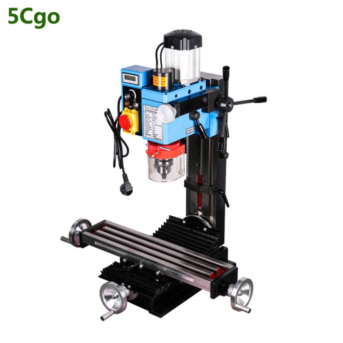 5Cgo【批發】家用小型鑚銑一體床台式高精度多功能鑚銑台床微型