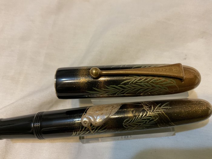 交流名筆)日本NAMIKI YUKARI ROYALE 白鷺高級蒔繪款鋼筆(非萬寶龍派克