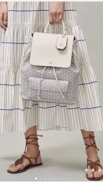 全新正貨私家珍藏】TORY BURCH GEMINI LINK CANVAS BACKPACK~3色  display picture 1