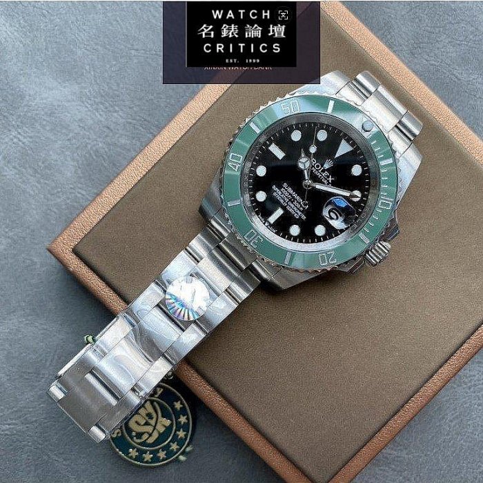 勞力士-rolex（實拍）新款綠水鬼SUB潛航者直徑41mm全自動機械機芯陶瓷圈口防刮藍寶石玻璃鏡面微調錶扣