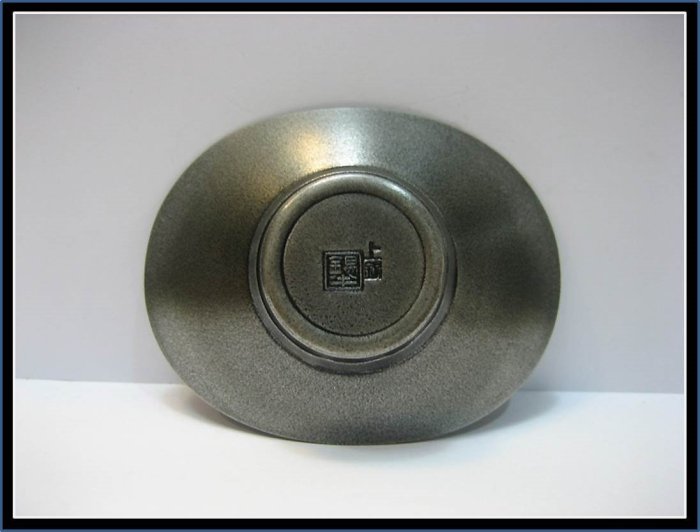 錫半　上錫　茶托 5客 錫半》上錫 茶托 錫製 5托セット Yahoo!オークション - 錫製 錫