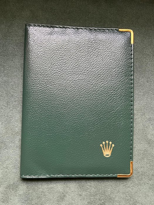 老件 正品 勞力士 ROLEX 原廠護照夾 皮夾 卡夾 卡套 (NG品特價)