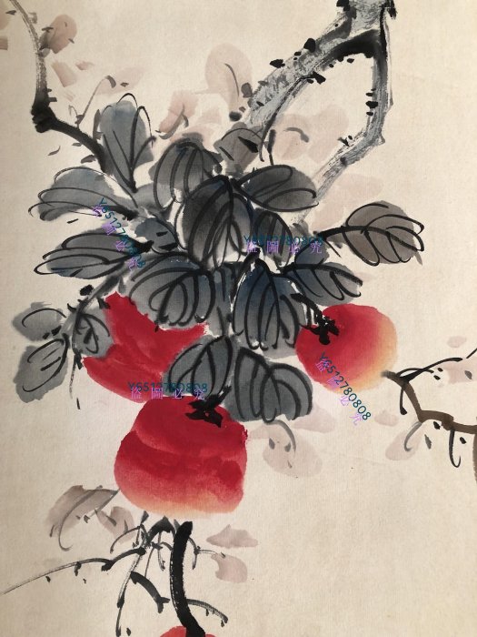 編號58【陸小曼】花鳥，純手繪四條屏，260一套裱好尺寸高x寬180*50cm