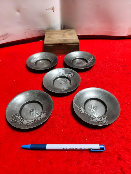 北溟居古美術】日本茶道具錫