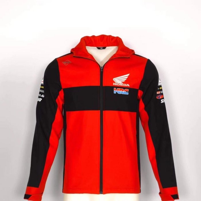 HONDA HRC 廠隊連帽外套 騎士風衣 防潑水風衣 衝鋒外套