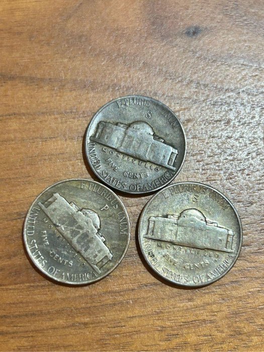 【H2Shop】美國 美元 5美分 5分 cents 1942-1945年 銀幣 銀元 S記 D記 P記 錢幣 硬幣 美金 | Yahoo拍賣