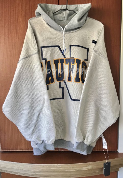 NAUTCA + is-ness Inside out スウェット 已售出*** IS-NESS x NAUTICA inside out crew neck sweat hoodie