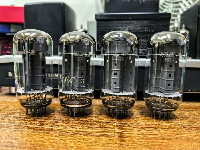 その4 50CA10 4本 NEC製 希少出力真空管 動作品 50CA10 4本 希少