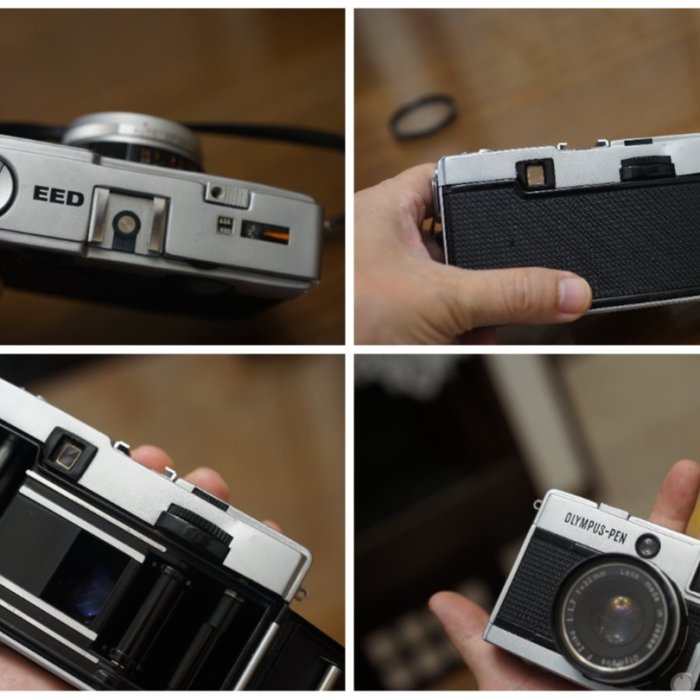 售】漂亮OLYMPUS-PEN EED 半格機械相機,D.Zuiko 32mm f1.7估焦街