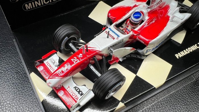 Minichamps F1車模嚴選Panasonic Toyota Racing TF103 O. Panis合金
