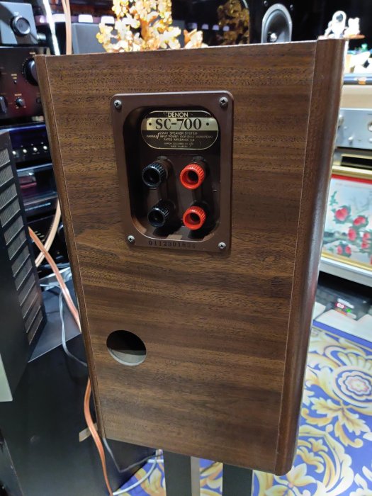 已售出日本製超豪華旗艦Denon Granada SC-700 喇叭整片軟木含網罩原木